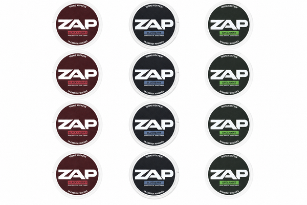 ZAP Energy Pouches Bundle M - 12 Dosen